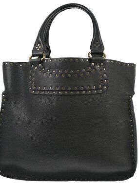 Celine Black Leather Boogie Tote Bag Handbag